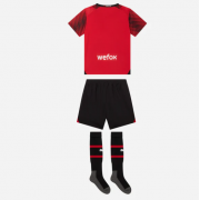 Kid's AC Milan Home Suit 23/24(Customizable)