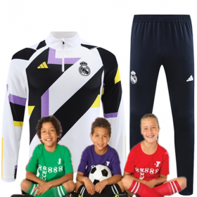 Kid's 23/24 Real Madrid Training Suits White